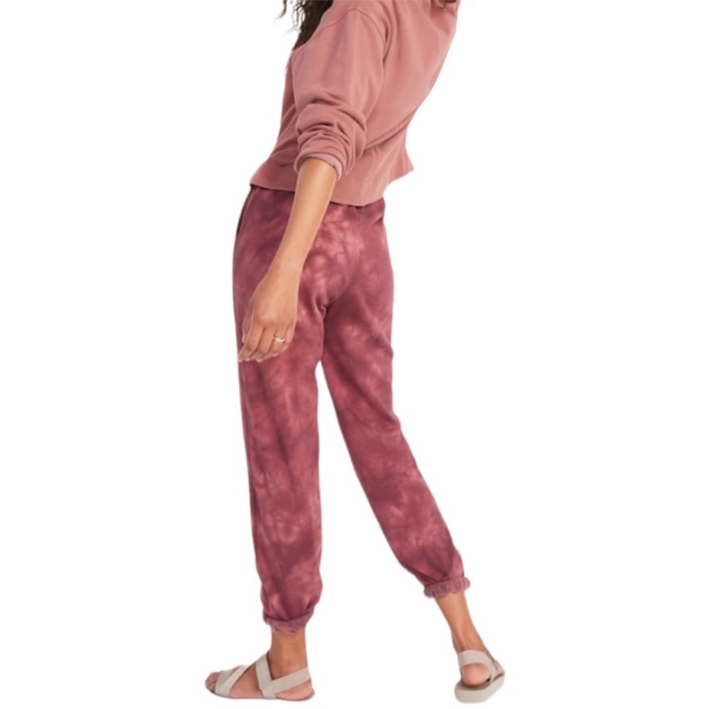 NWT Red Tie-dye Sweatpants Women’s Old Navy size Small - Picture 10 of 12